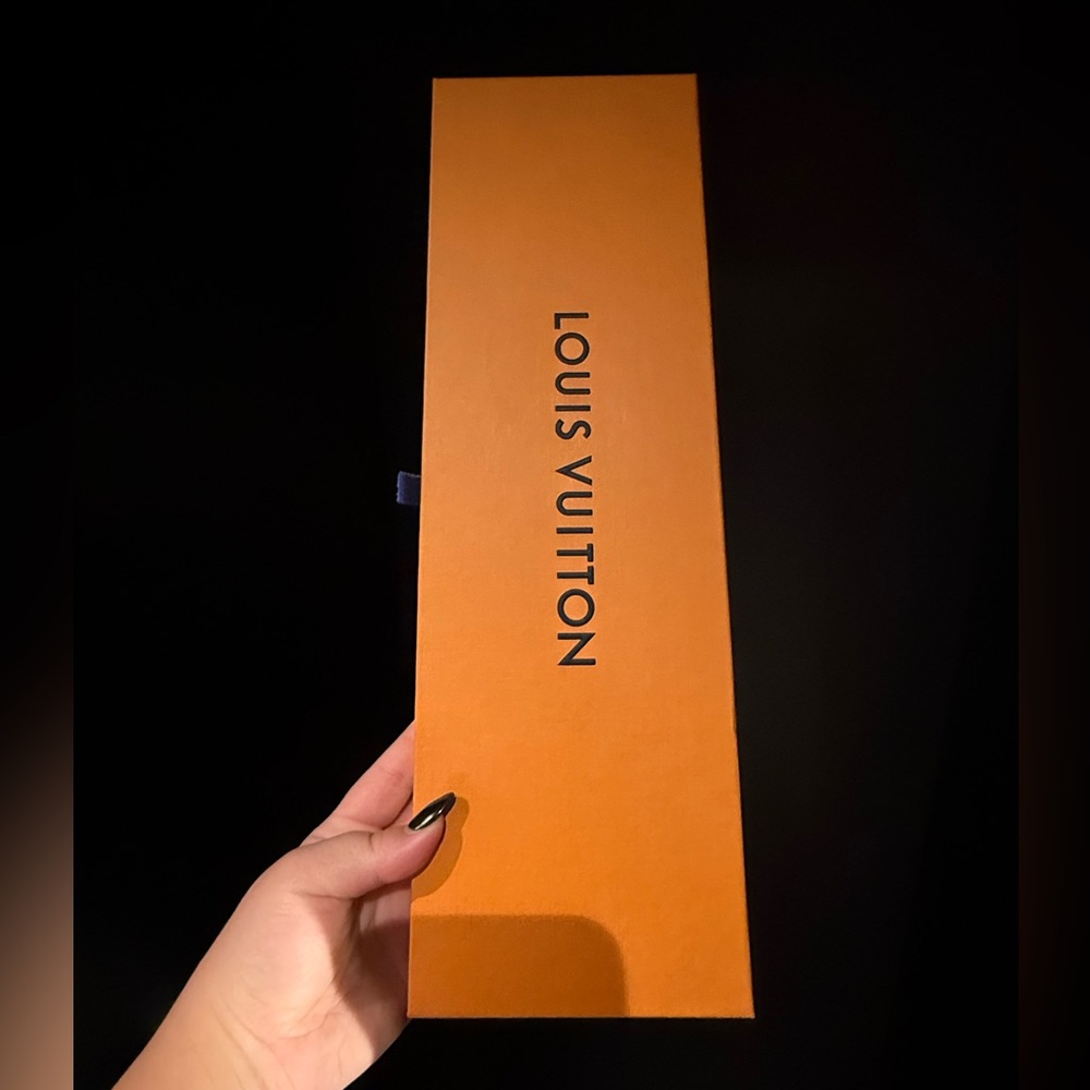 Louis Vuitton Signature Orange Tie Box